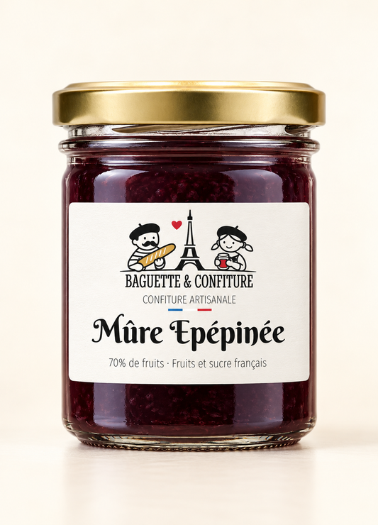 Confiture artisanale Mûre Epépinée 70% de Fruits | Baguette & Confiture